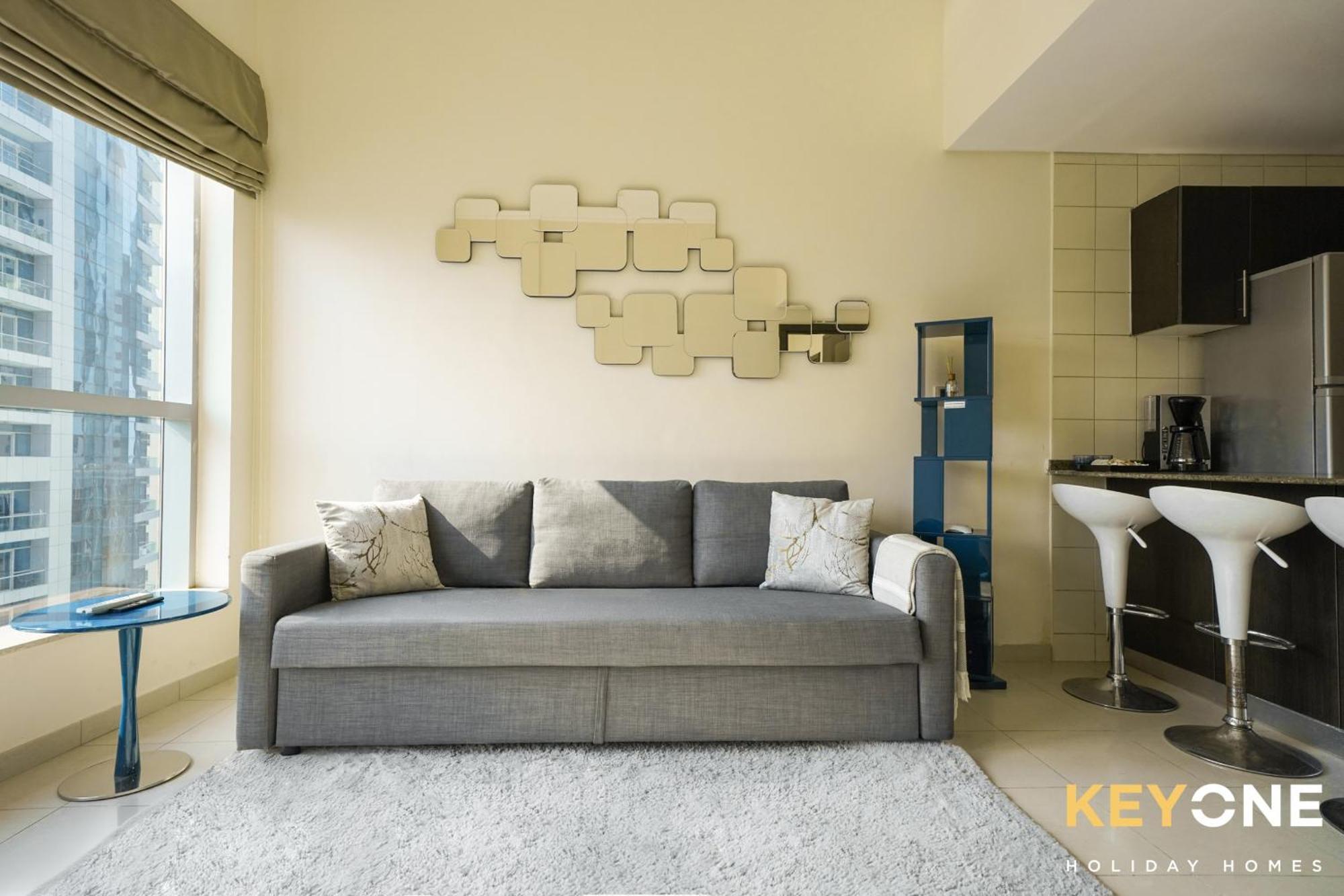 Contemporary One Bedroom With Full Marina View Апартаменты Дубай